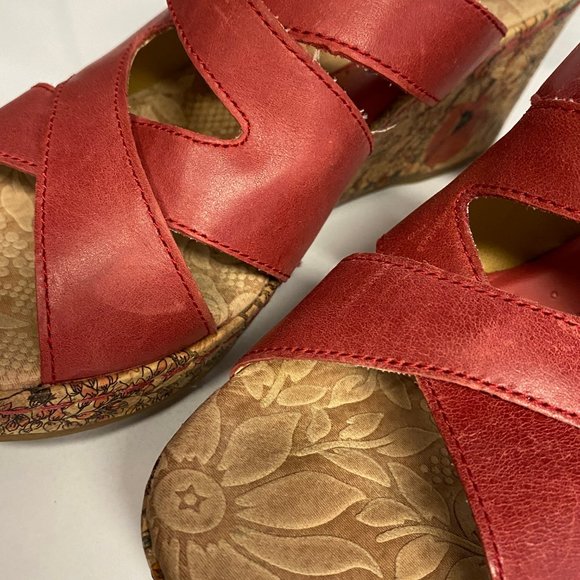 Born Concepts Ciata Red Platform Sandals - Picture 9 of 9